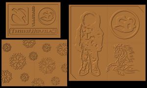 Remember the print will be reversed! Flip your designs so the print reads the right way.
