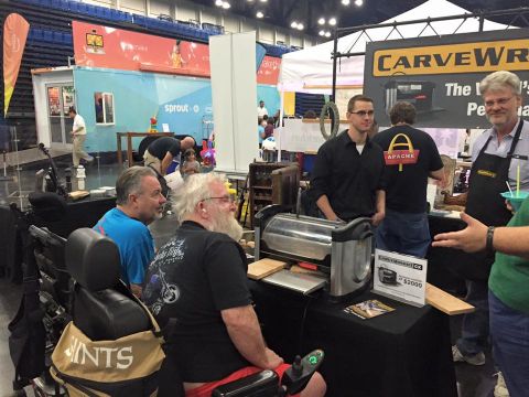 CarveWright Maker Faire Booth