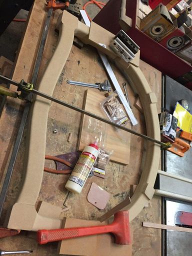 gluing-chairseat