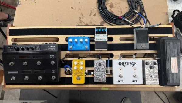 Guitar pedalboard project