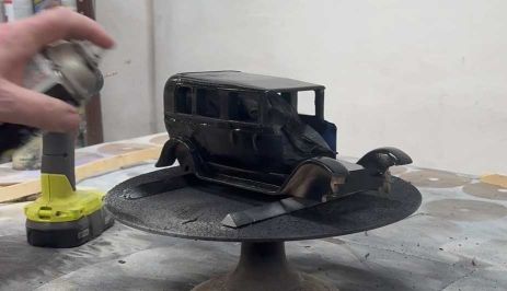 Ernie's Taxi painting