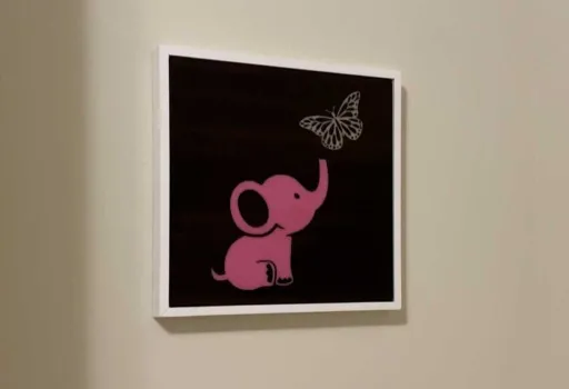 Finished project hangin on wall