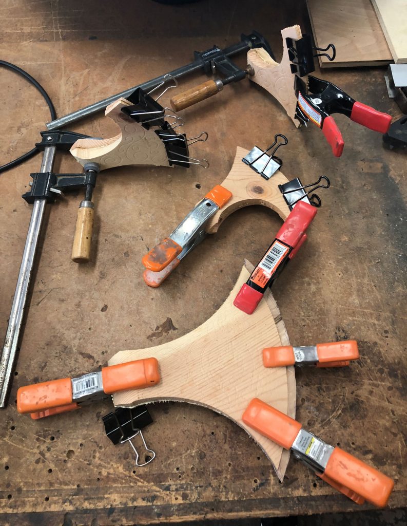 viking axes glued