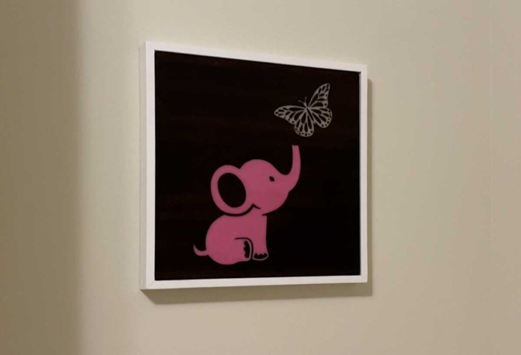 Finished project hangin on wall