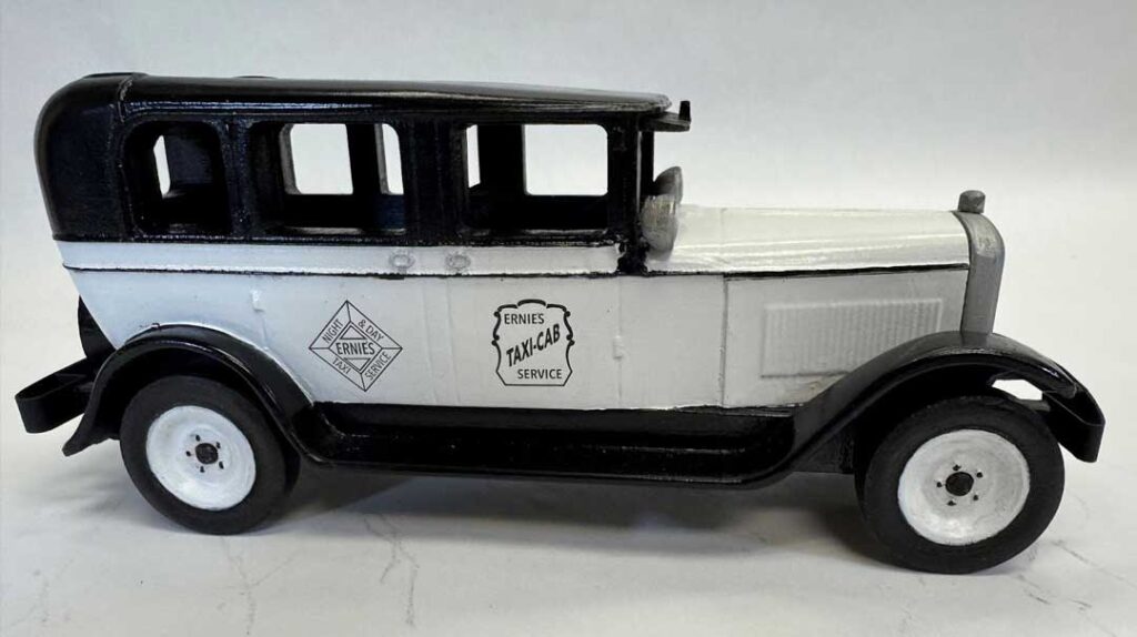 Ernie's Taxi bumper finished