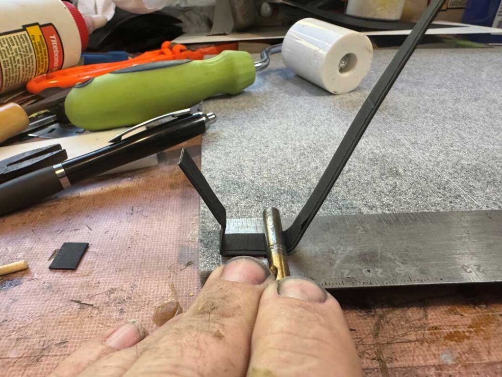 Ernie's Taxi bumper folding