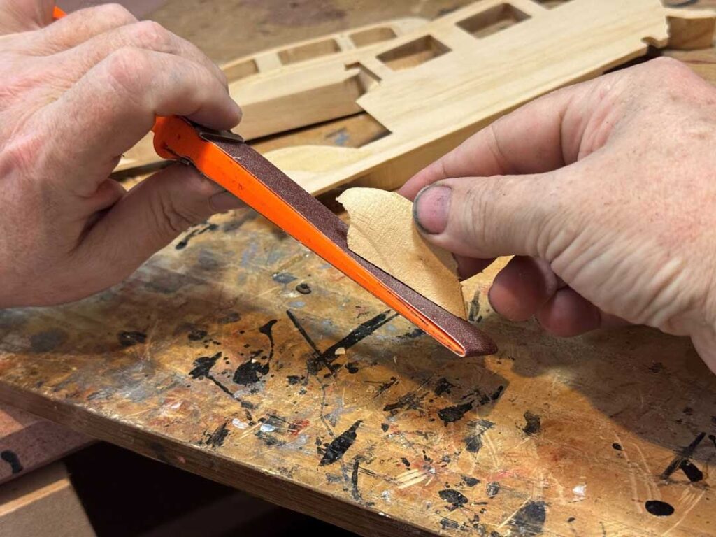 Ernie's Taxi sanding