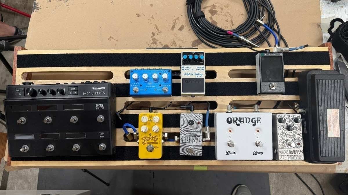 Guitar pedalboard project