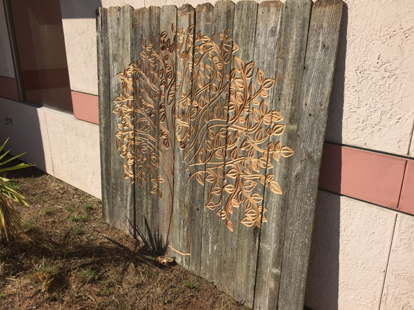 DXF Tree Fence